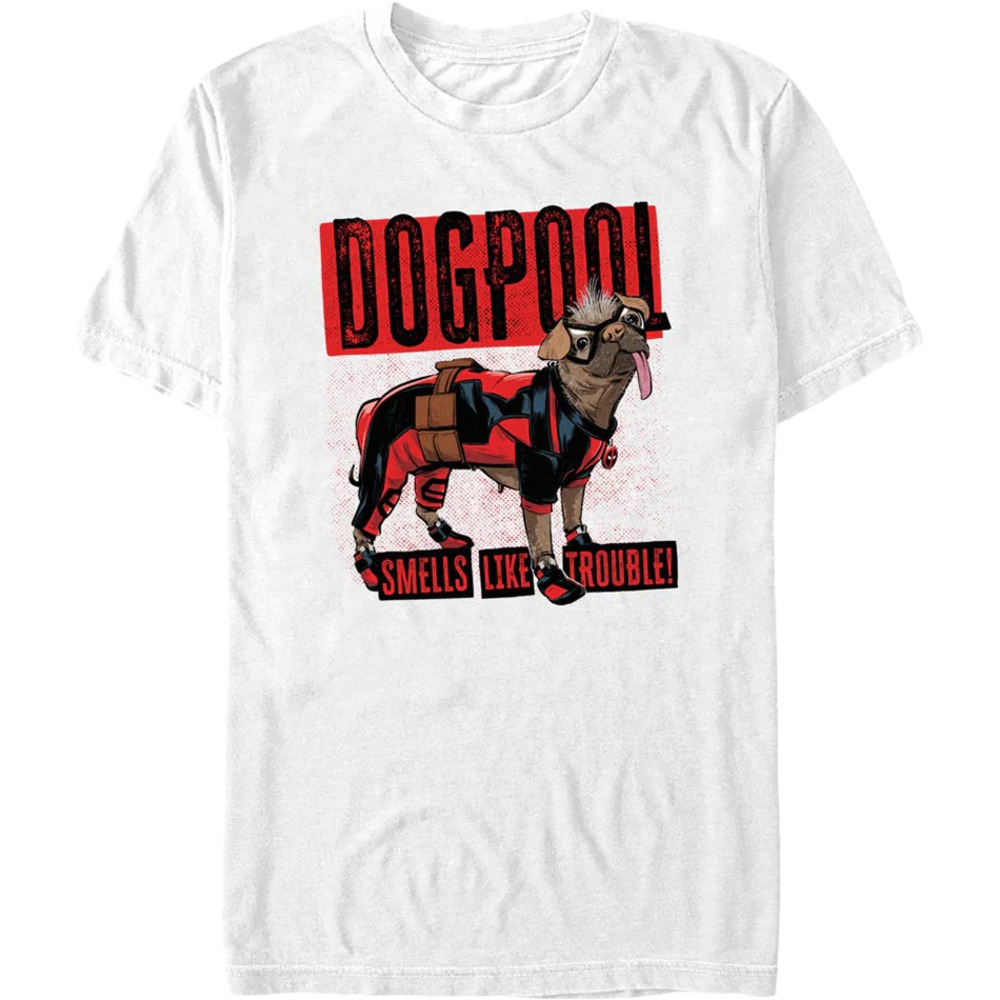Dogpool Smells Like Trouble Deadpool Wolverine Marvel Comics Tshirt
